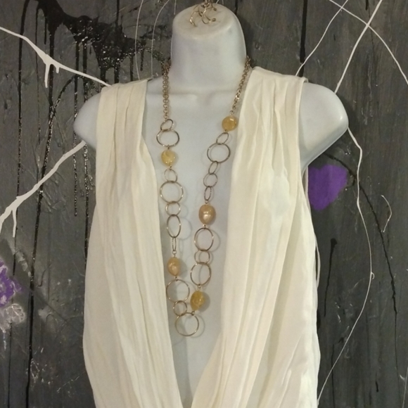 V-Neck Splicing Vest - Picture 3 of 12